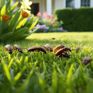 Insects in yard